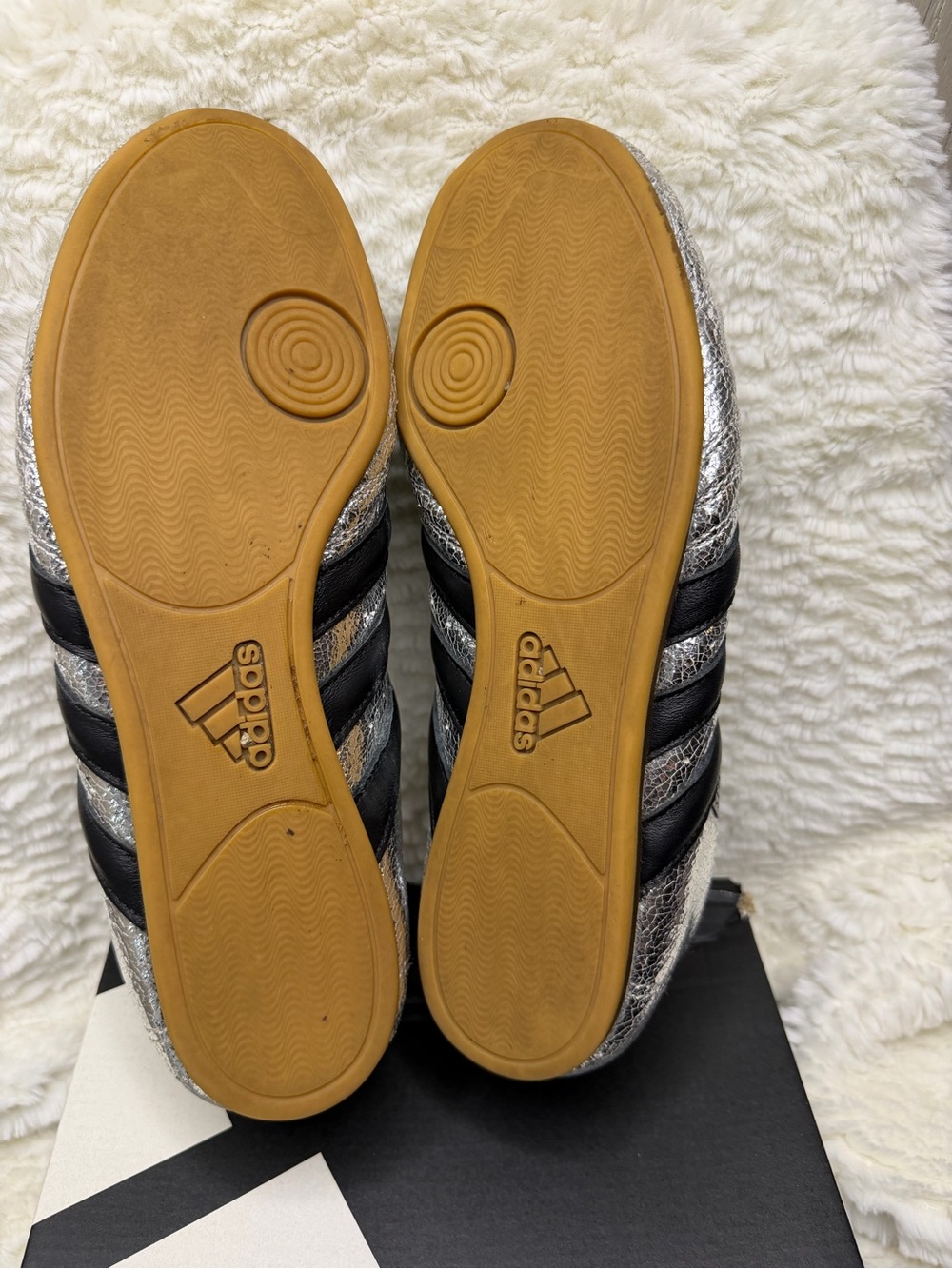 Adidas Taekwondo Silver Metallic Black (Women's) - Picture 11 of 12